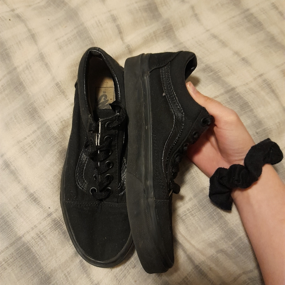 Black old school style vans